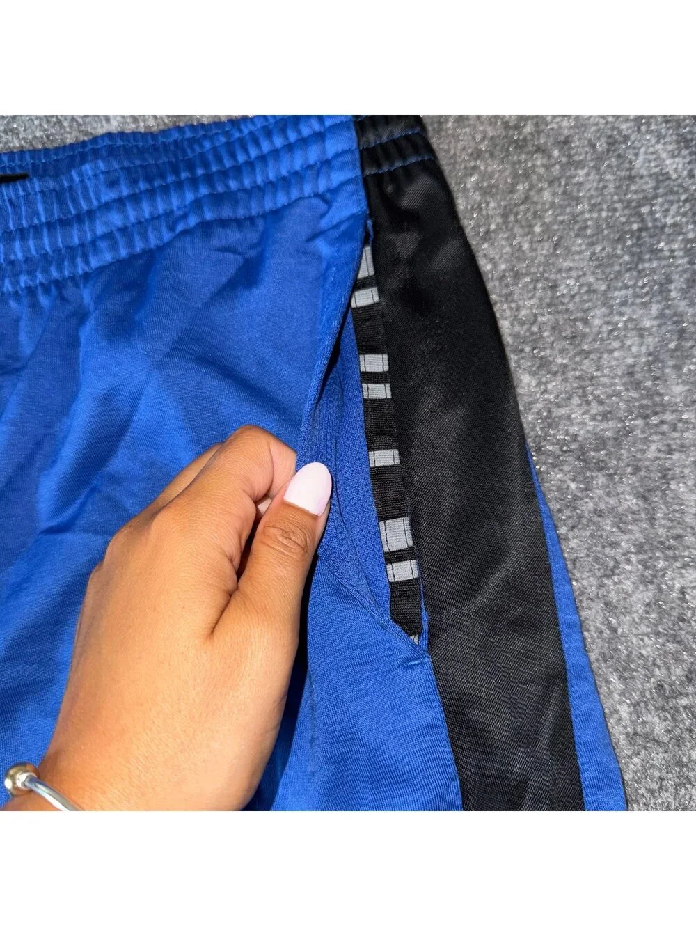 Nike Basketball Grail Blue Baggy Hoop Shorts Mens XL Vtg y2k 90s Rare